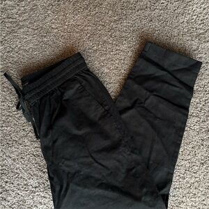 NTW J. Crew Black Linen Pants